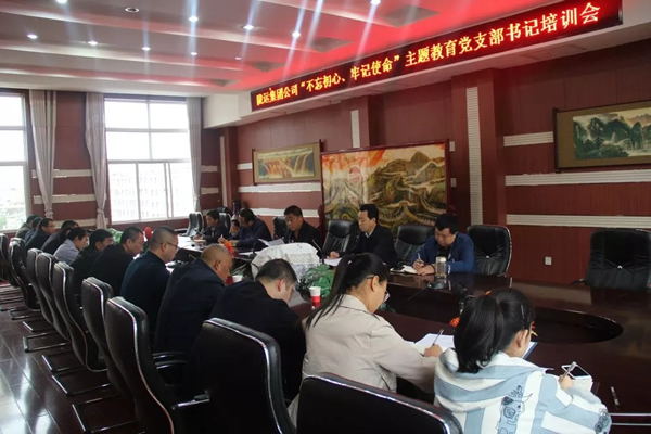 隴運(yùn)集團(tuán)公司召開“不忘初心、牢記使命”主題教育黨支部書記培訓(xùn)會